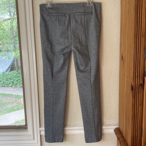 Cabi Newport Side Zip Ponte Knit Gray Slim Leg Style 814 Women’s Size 4 - Picture 8 of 14